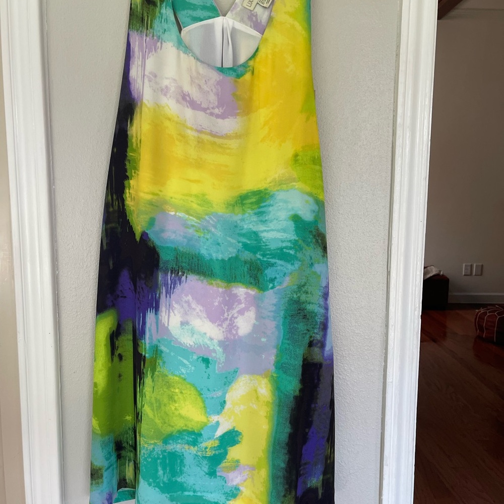 Lucy & Laurel Multicolor Abstract Mini Dress